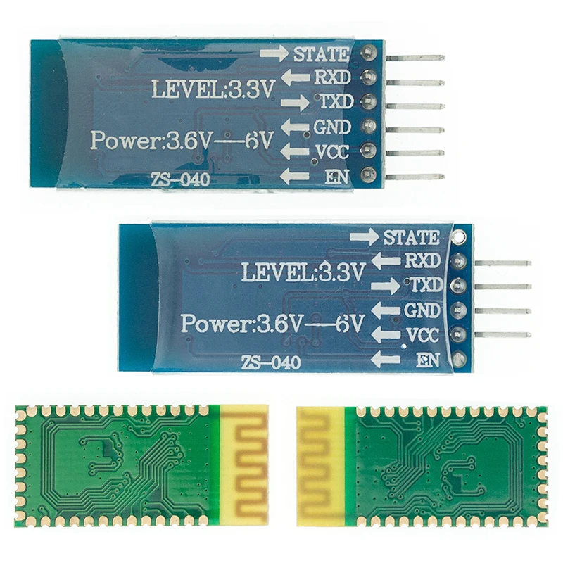 HC 05 06 master slave 6pin/4pin anti reverse Встроенный последовательный модуль Bluetooth беспроводной