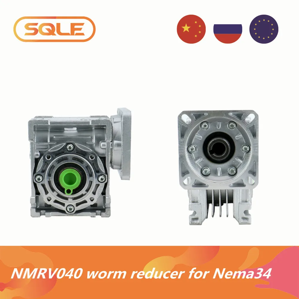 Высокий крутящий момент червячный редуктор для двигателя постоянного тока 60x60 мм