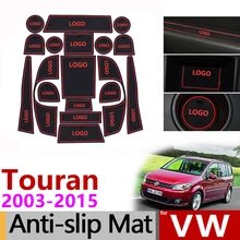 Автомобильный гаджет для VW Touran MK1 2003 2004 2006 2008 2009 2010 2011 для Volkswage аксессуары гелевая накладка резиновый слот для ворот