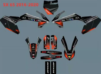 

SX65 2016-2020 3M high quality stickers decals Free custom numbers names logos For KTM SX65 SX 65 2016 2017 2018 2019 2020 65SX