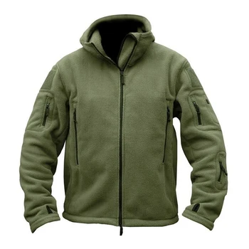 

Outdoor thermal coat double-sided fleece jacket winter men's style hooded jacket casual