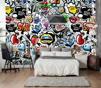 

[Self-Adhesive] 3D Personality Pattern 140014 Wall Paper mural Wall Print Decal Wall Murals