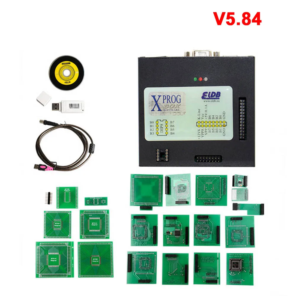 car battery tester Newest XPROG-M V6.12 Add New Authorization V5.55 V5.84 X-PROG M Metal Box XPROG ECU Programmer Tool X Prog M V6.12 Full Adapters car battery analyzer Diagnostic Tools