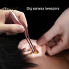 Baby Ear Cleaner Tweezer Soft Ear Picks LED Flash Light Ear Wax Curette Picker Ear Cleaning Tools Ear wax Dig removal Earpick 3
