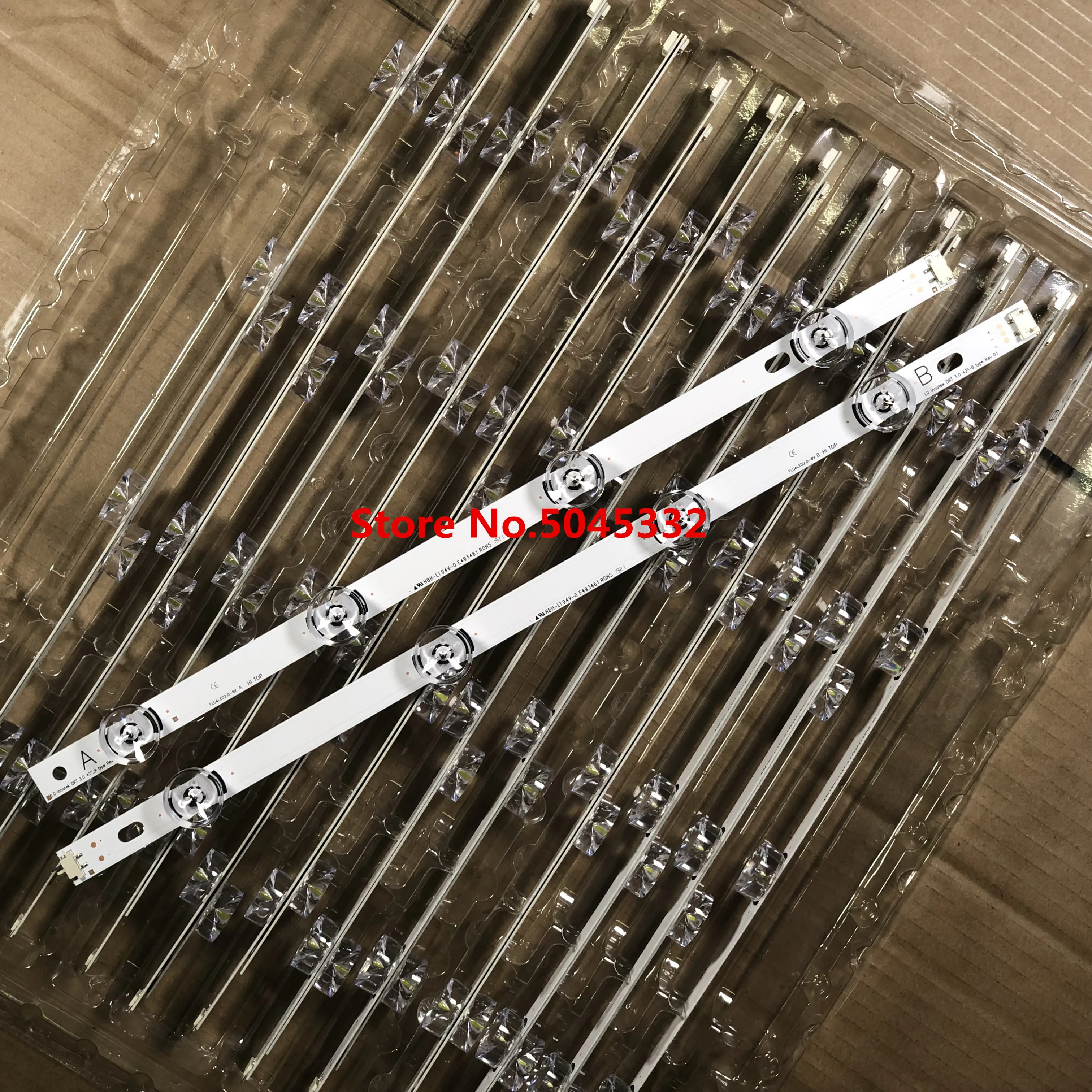 Для LG 42GB6310-CC D1rect 3,0_ 421nch_Rev7_B/A-TYPE_131202 LC420DUH(FG)(A1) A+ B = 82,5 см 1 шт. = 4LED 1 комплект = 4 шт.+ B 4 шт. Отправить 8 шт