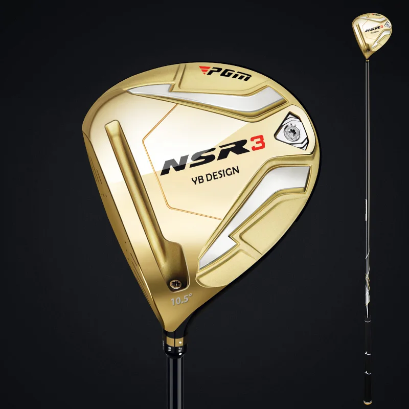 US $247.71 PGM Titanium Golf Driver Head Clubs Fairway No 1 Wood SR Grade Left Hand Men Wooden Gold Tee IronWood Black Graphite Palos De