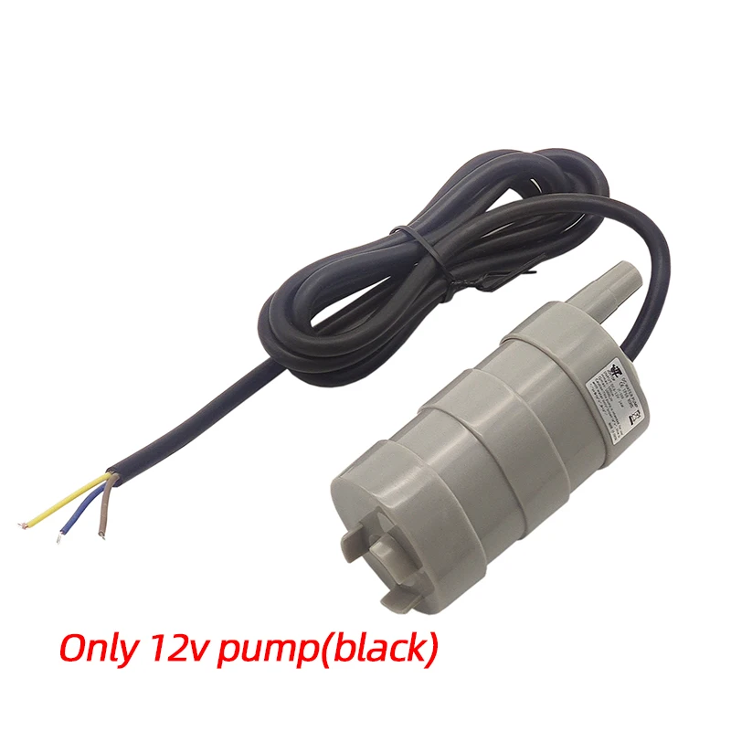 12V Black Высокое качество DC 12 В 24 В 1.9A 23 Вт 1000л/ч микро DC Электрический антикоррозийный анти-блокирующий погружной водяной насос - Напряжение: 12V Black