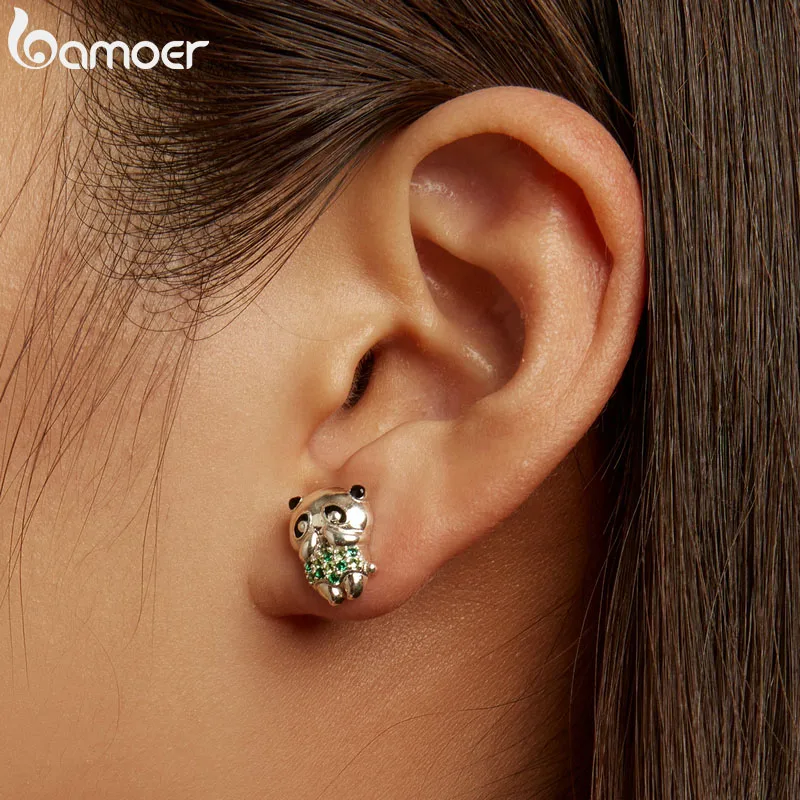 Bamoer 925 Sterling Silver Heart Bow Hypoallergenic Earrings Studs For  Women Girl Birthday Plating Party Jewelry Christmas Gift - AliExpress