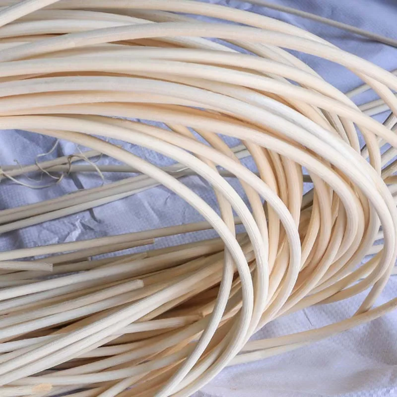 Rattan Weaving Material 10 Meters Round Diameter Indonesian Natural Rattan Core Cane Stick 2mm 3mm 4mm 5mm 6mm 7mm for Home Furniture Chair Weaving