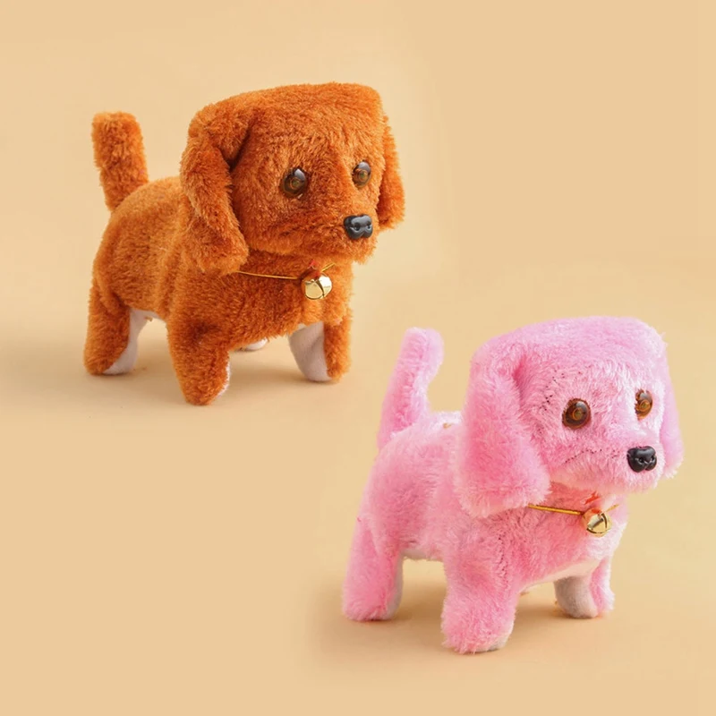 

Electric Dog Plush Toy Soft Plush Walking Dog Funny Simulation Moving Appease Baby Toys For Children