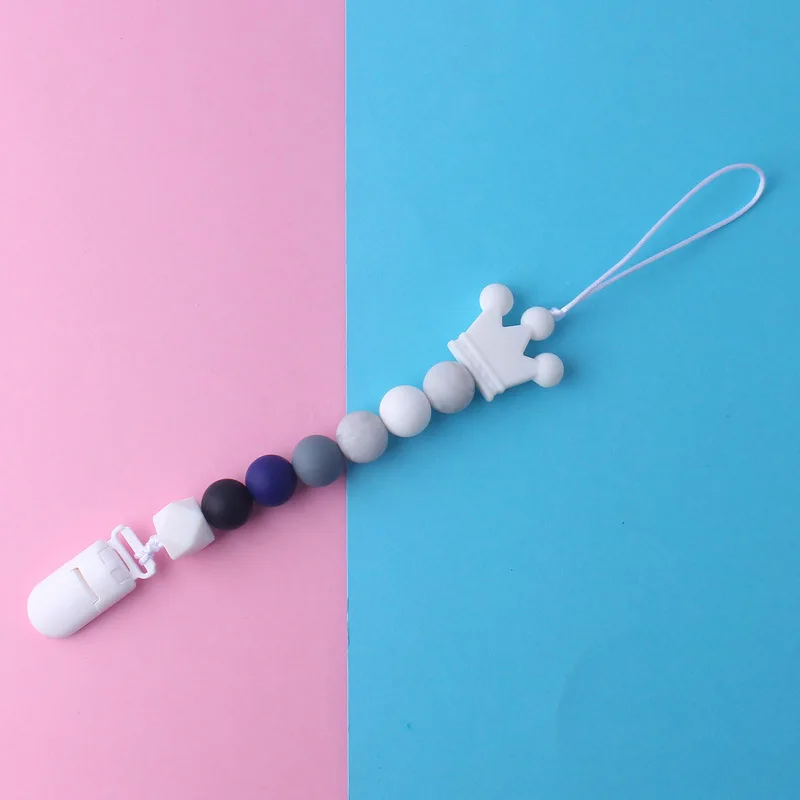 50 BABY PACIFIER T CLIPS MEMO BIB HOLDER U PICK COLORS