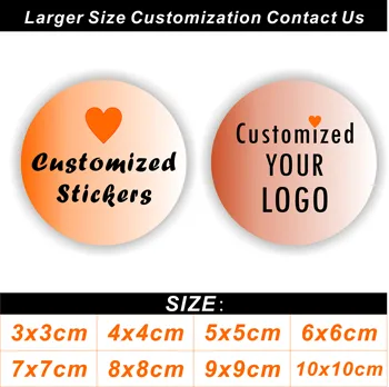 

Custom Stickers Billboard Personalized Stickers Wear Mask Please Has disinfected Measuring body temperature LOGO