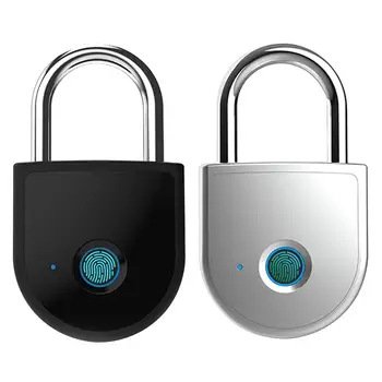 

New S10 Bluetooth Mobile APP Fingerprint Lock Waterproof Door Security Padlock Security Keyless Door Lock Smart fingerprint lock