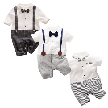 

bunvel Newborn Baby Girls Boys Clothes Autumn Baby Infant Rompers Long Sleeve Animal Patchwork Print Jumpsuit Outfits