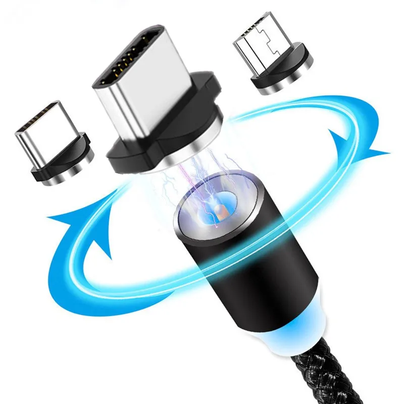 Кабель для быстрой зарядки Magetic USB телефона huawei Y5 2016 Y6 Prime 2018 Y7 Y9 2019 P20 Lite P30 Pro mate 10 20 30