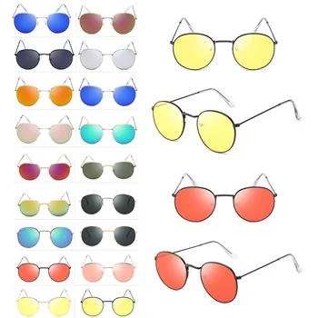 

FOENIXSONG New Classic Round Sunglasses Women Male Sun Glasses for Men Oculos Gafas Adult Pink Driving Unisex Eyewear