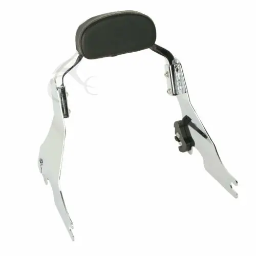 Мотоцикл короткая пассажирская спинка Сисси Бар для Harley Sportster 2004- железо XL883 48 72 супер низкий черный/хром