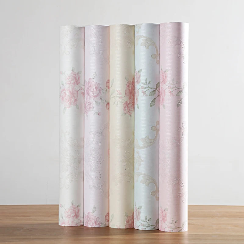 

Living Floral Wallpapers For Modern Room Non Woven Wall Paper Roll For Walls 3d Flower Stripped Wallpapers Mural Papel Contact