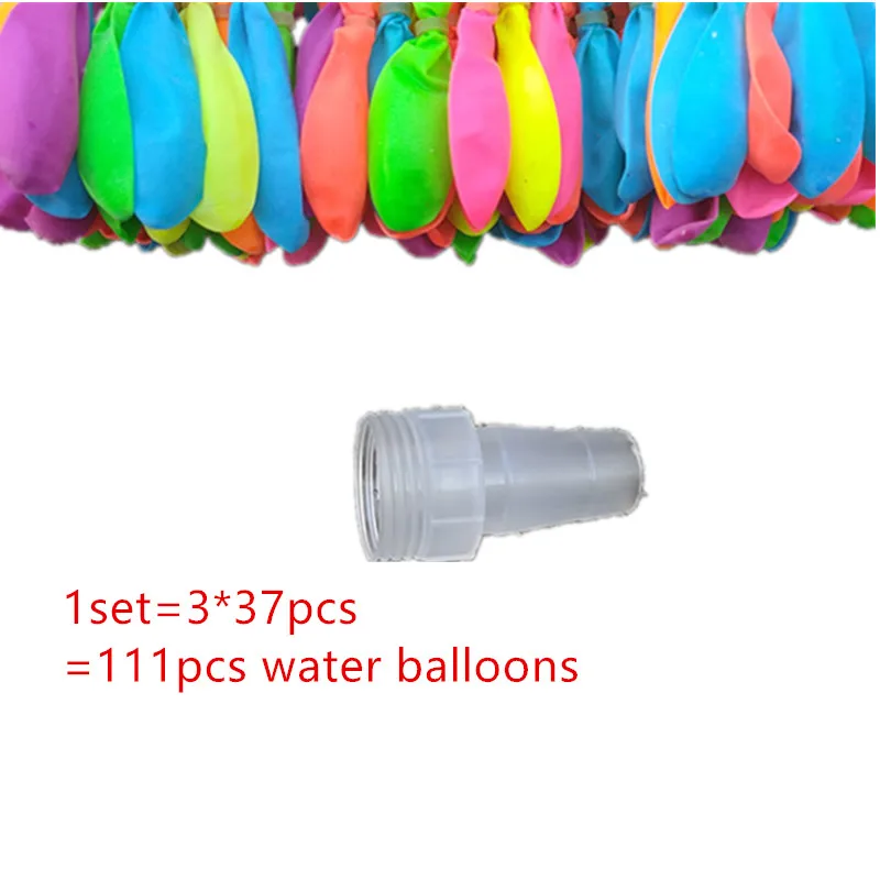 

111pcs Water Balloons Funny Summer Outdoor Toy Balloon Bundle Water Balloons Bombs Toys For Children