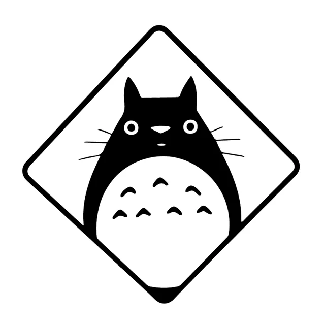 Little Totoro Stencil