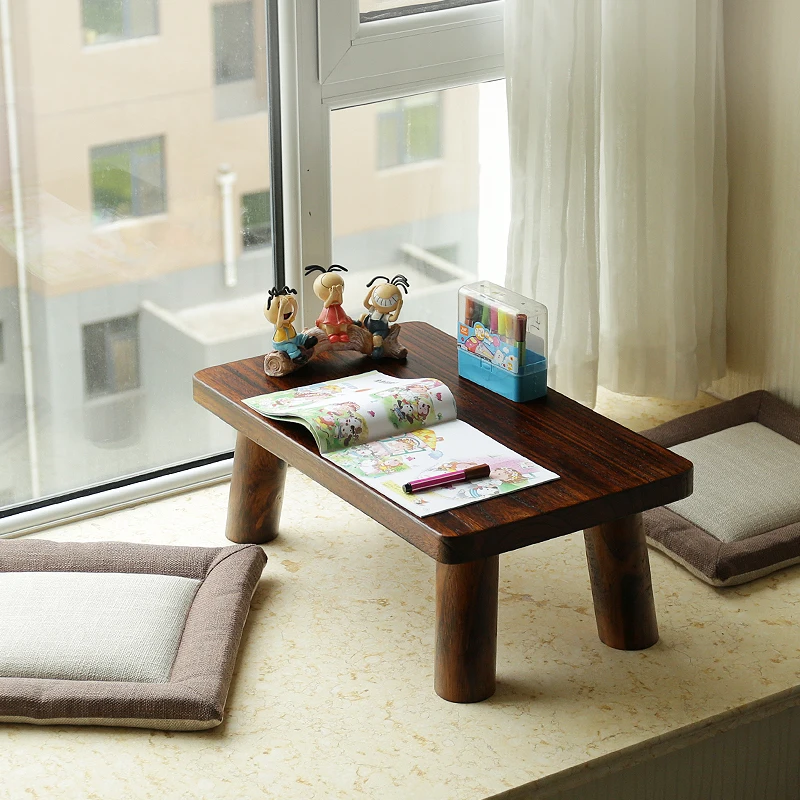 Японский стиль Paulownia окно стол на террасе балкон татами Круглый/квадратный низкий
