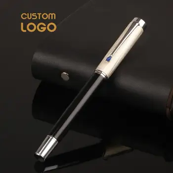 

Luxury Refillable Fountain Pen 0.5mm Office Stationery Nib School Student Gift Customized Logo Metal Fountain Pen