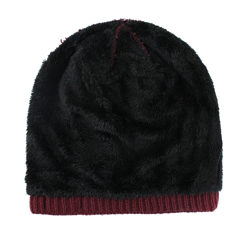 [FLB] Skullies Beanies Мужская вязаная шапка мужская плюс Gorras Bonnet теплые толстые зимние шапки для мужчин и женщин шапка F18072