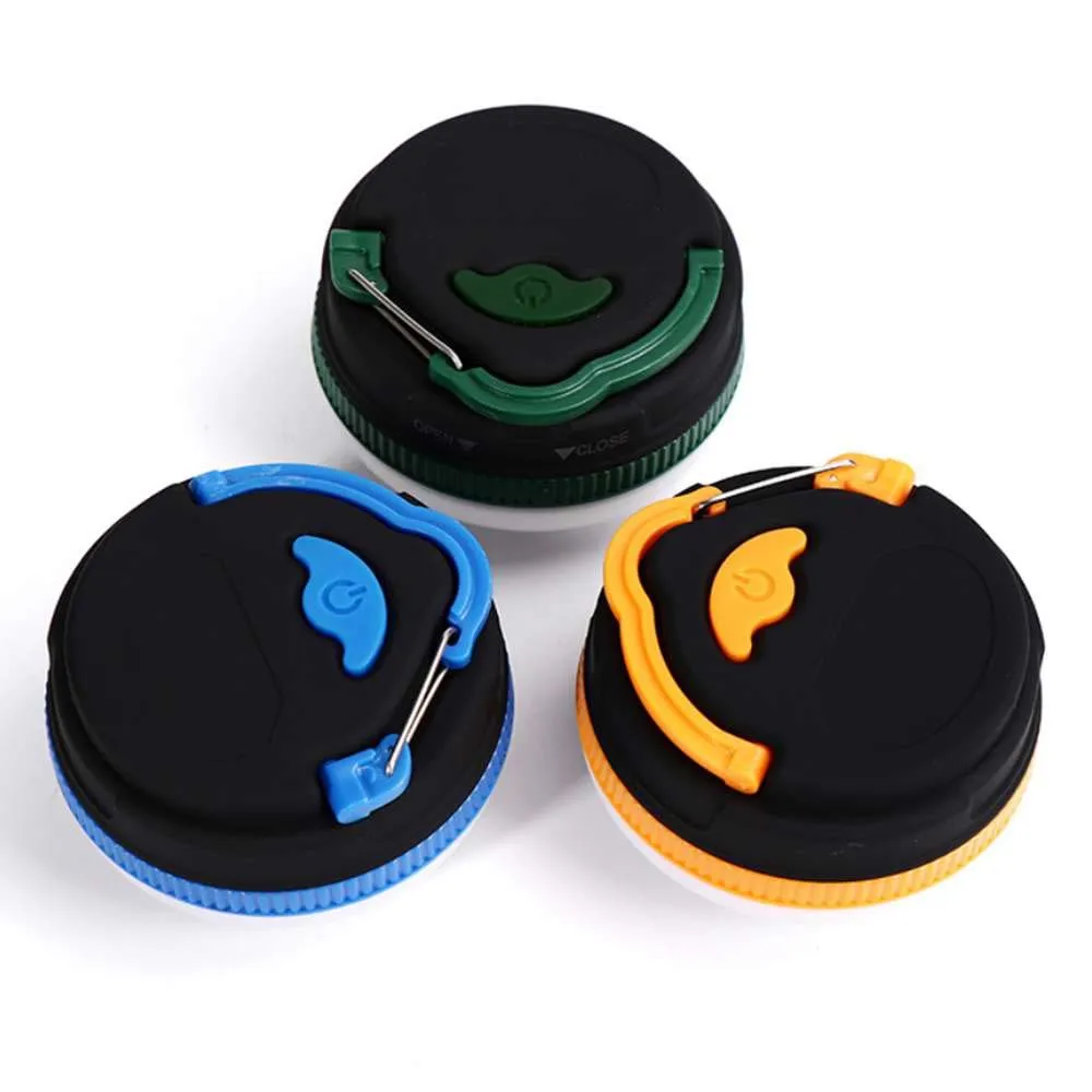 Portable Camping Lights 3LED Mini Lantern Tents Lamp Outdoor Hiking Night Hanging Lamp USB Rechargeable Magnetic LED Night Light 14