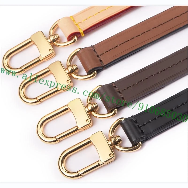 Top Quality Vegetable Tanned Calf Leather Shoulder Strap For Designer Lady Handbag Croiisette Bag Parts Replacement
