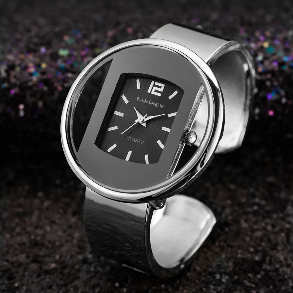 Cut Price Bracelet Watch Zegarki Silver Black Women Relogio Luxury Brand Quartz-Clock 39 Dial Feminino WDgpY3bAJ