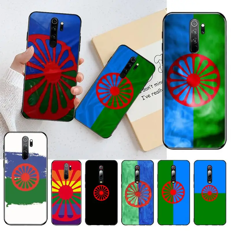 Чехол для телефона HPCHCJHM Gypsy Roma Flag чехол Redmi Note 8 8A 8T 7 6 6A 5 5A 4 4X 4A Go Pro|Бамперы| |