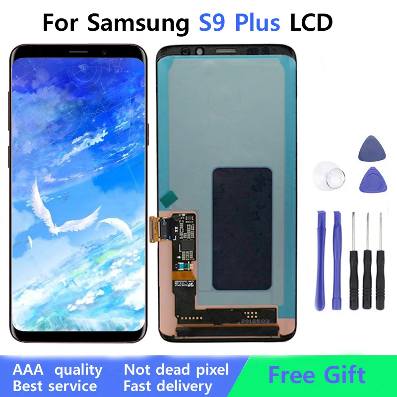 Coreprime 100% AMOLED ЖК дисплей для Samsung S9 Plus G965F G965U G965 сенсорный экран в сборе Замена +