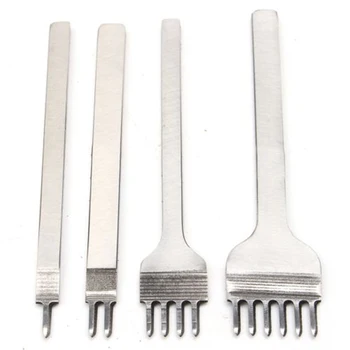 

59pcs Leather Craft Tools Kit Stitching Sewing Canvas Punch Work Tool Durable