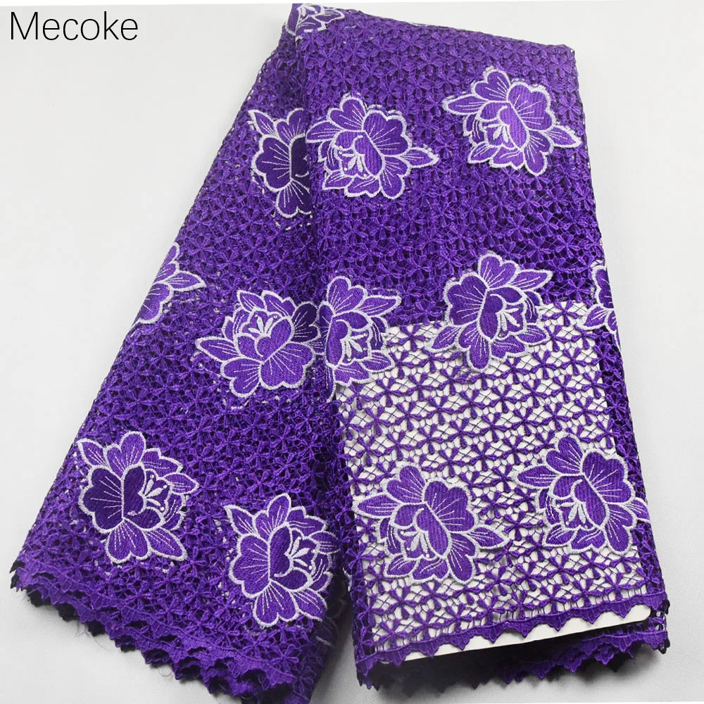 Best Selling 2020 Swiss voile laces and African Lace Fabric Deep purple Nigerian French or High Quality Nigeria cord | Дом и сад
