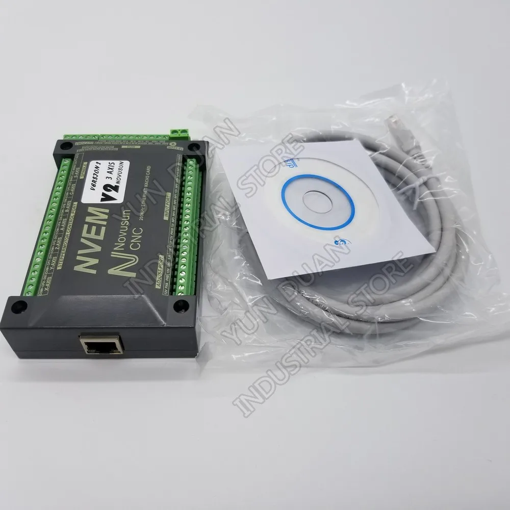 Ethernet карта Mach3 3 4 5 6 осевая коммутационная плата управления 200 кГц MPG для шагового