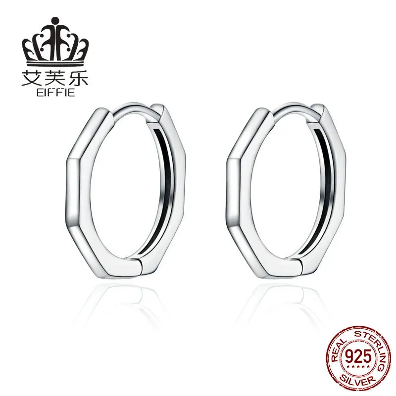 

Supply of Goods Simple Fashion S925 Quintana Sterling Silver Earrings Circled Ear Stud Anti-Allergy Fine Silver Earrings
