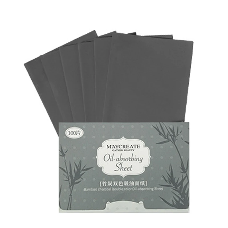 300Pcs/3packs Tissue Papers Green Tea Makeup Cleansing Oil Absorbing Face Paper Absorb Blotting Face Cleanser Oil Blotting Sheet