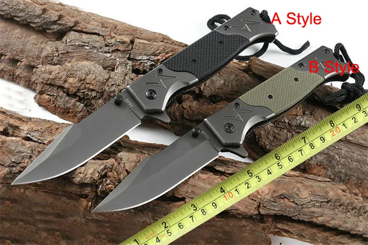 23.2cm BF- FA45 Outdoor Folding Pocket Tactical Knife Folder Fast-Opening Assisted Blade Titanium Camping Rescue Utility Knife