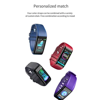 

C20 Smart Bracelet 1.14 Inch Color Screen Heart Rate Blood Pressure Sleep Monitor Smart Band Long Standby Sports Fitness Tracker