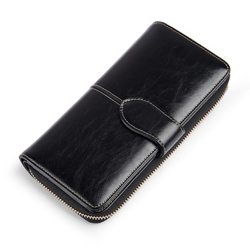 Promotion Genuine Leather Clutch Women Wallet Luxury Female Long Lady Walet Money Bag Zipper Coin Purse Girls | Багаж и сумки