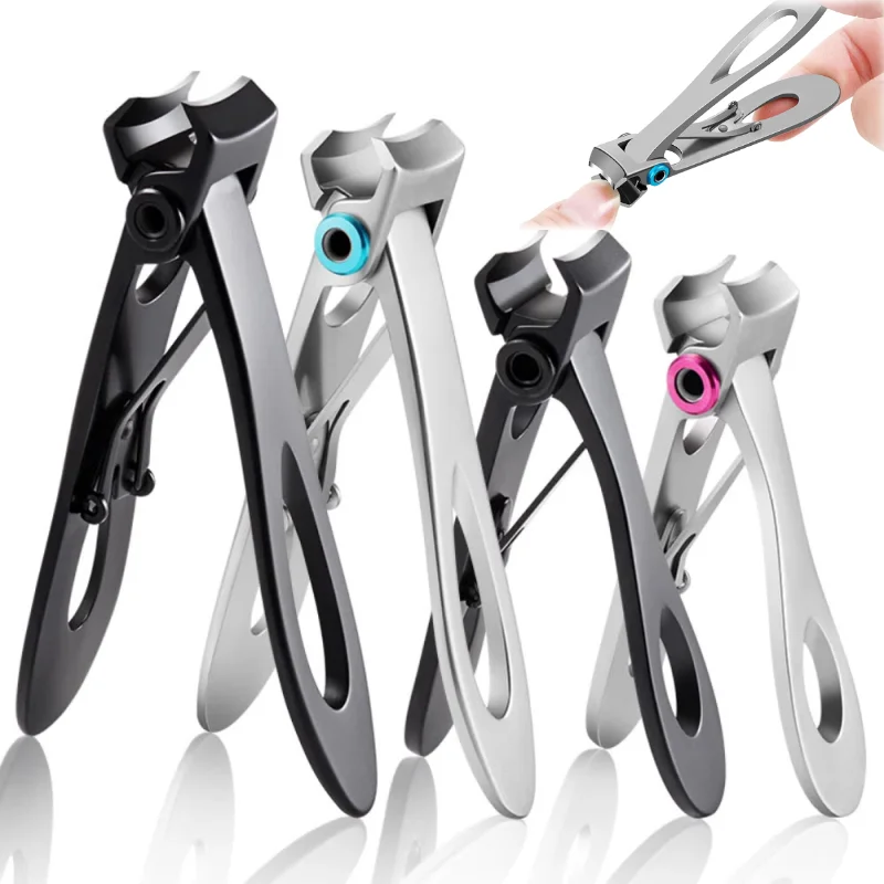 Professional Stainless Steel Nail Clippers Cutter Trimmer Manicure Scissors  Thick Hard Toenail Fingernail Pedicure Tools