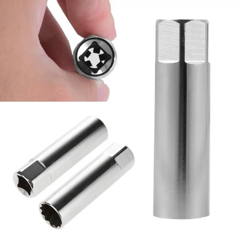 

High strength magnetic spark plug socket wrench 14MM 12 Point Spark Plug Socket Magnetic Removal Tools
