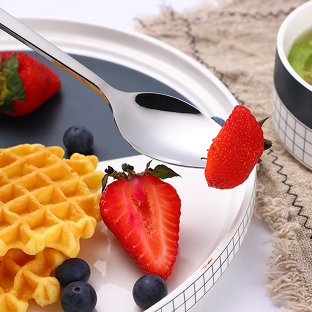 1Pcs Multifunction Spork Durable Stainless Steel Spoon Fork Noodle Fruit Salad Forks Kitchen Tools Home Tableware Dinnerware