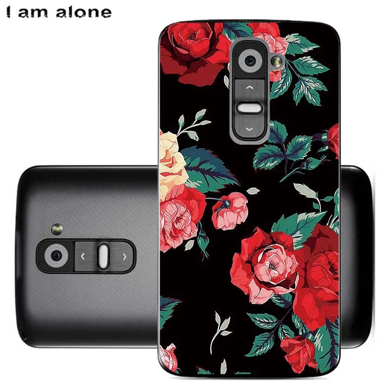 Чехлы для телефонов LG G2 D801 D802 5,2 дюймов мягкие сумки из ТПУ мобильный мультфильм печатных для LG G2 D801 D802 крышка