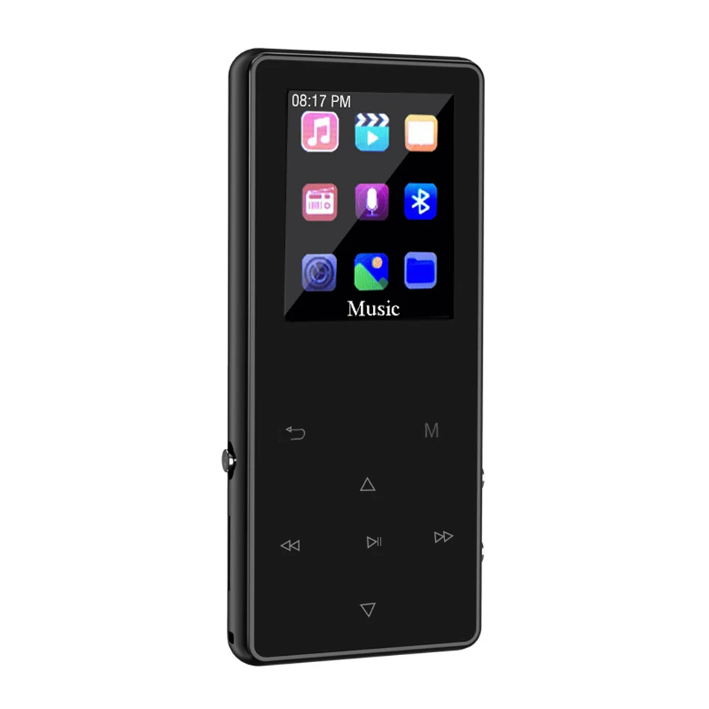 Беспроводной Bluetooth MP3-плеер 1,8 ''цветной экран HIFI+ наушники гарнитура+ USB 2,0 зарядный кабель Музыка/FM радио Функция