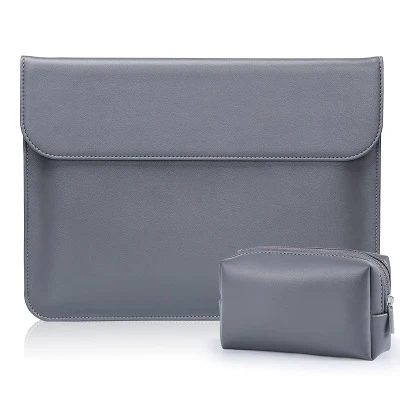 Style1 DarkGray sets Как коврик для мыши тонкий PU кожаный водонепроницаемый рукав сумка для ноутбука для Macbook Air 13 Case11 12 Pro 15 Женский Мужской чехол - Цвет: Style1 DarkGray sets
