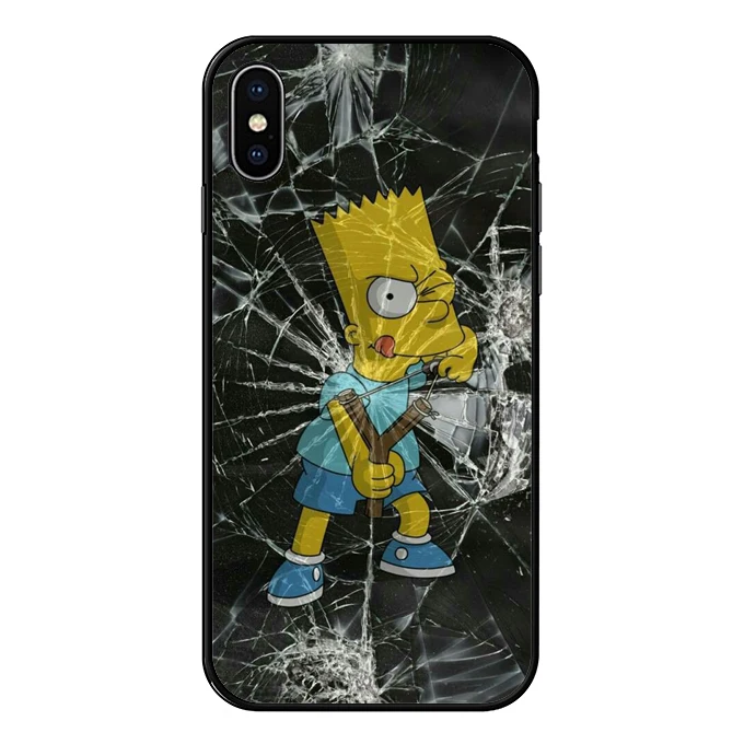 Мягкий чехол из ТПУ для iPhone XS MAX The Simpson чехол для iPhone 6 6S 7 8 Plus 7 8X10 XS XR прозрачный силиконовый чехол - Цвет: TPU