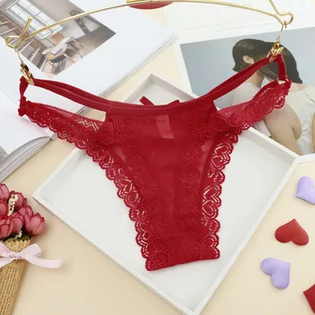 

Woman Sexy Panties Low Waist Lingerie Transparent Underwear Briefs Adult Women Erotic Plus Size Cotton Thongs Femme Underpants