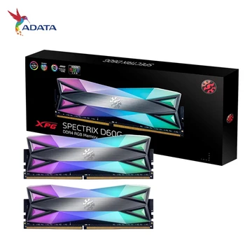 

ADATA XPG D60 RGB Original PC Desktop Memory RAM Memoria Module 8GB16GB 2X8GB DDR4 PC4 3200Mhz 3000MHZ 2666MHZ DIMM 2666 3000 36