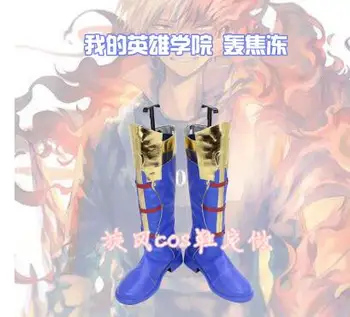 

New My Hero Academia Boku no Hero Academia Todoroki Shoto Cosplay Anime boots Fahion Shoes Custom-made